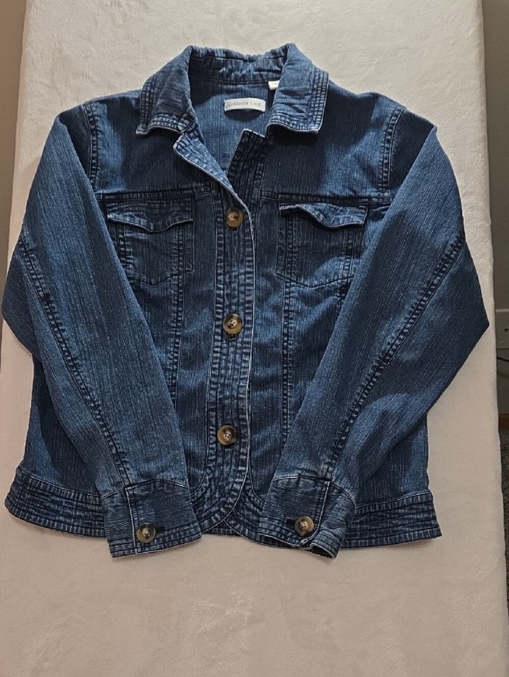 Coldwater Creek Blue Jean Jacket - Denim - Picture 2 of 4